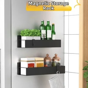 Kitchen Storage Magnetic Spice Rack Refrigerator Side Storage For Refrigerator